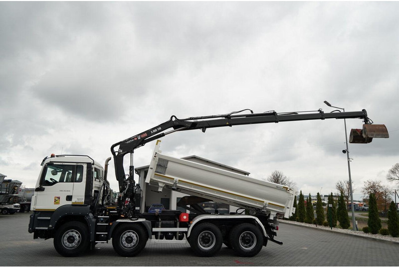 MAN TGS 35.420 / 8x4 / WYWROTKA 2 STRONNA / HYDROBURTA / BORDMATIC - 덤프트럭, 크레인 트럭 : 사진 2 MAN TGS 35.420 / 8x4 / WYWROTKA 2 STRONNA / HYDROBURTA / BORDMATIC - 덤프트럭, 크레인 트럭 : 사진 2