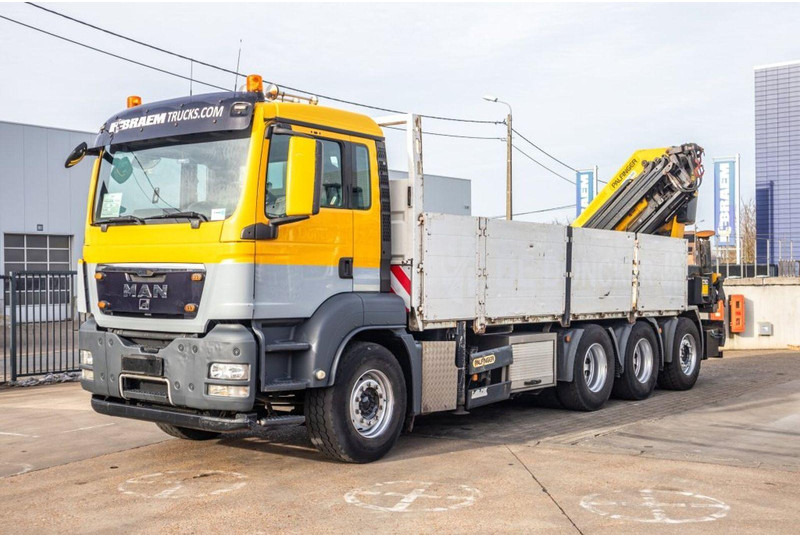 MAN TGS 35.440 8x4 Crane Palfinger PK 42002-SH - 드롭사이드/ 플랫베드 트럭, 크레인 트럭 : 사진 1 MAN TGS 35.440 8x4 Crane Palfinger PK 42002-SH - 드롭사이드/ 플랫베드 트럭, 크레인 트럭 : 사진 1
