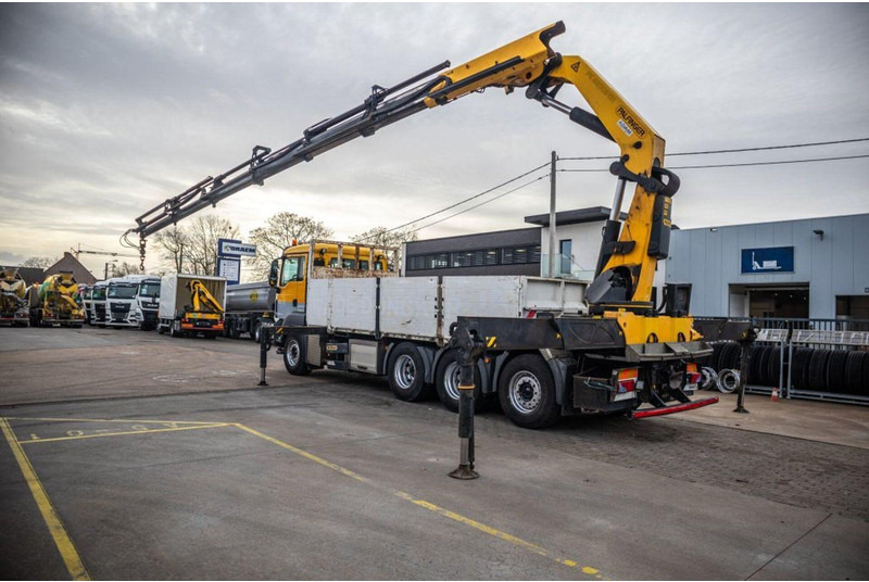 MAN TGS 35.440 8x4 Crane Palfinger PK 42002-SH - 드롭사이드/ 플랫베드 트럭, 크레인 트럭 : 사진 4 MAN TGS 35.440 8x4 Crane Palfinger PK 42002-SH - 드롭사이드/ 플랫베드 트럭, 크레인 트럭 : 사진 4