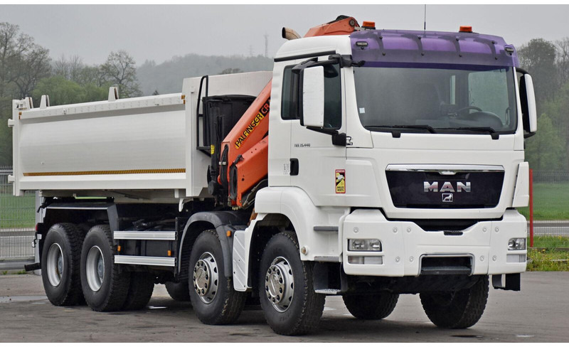 MAN TGS 35.440 * KIPPER 5,80m + KRAN * TOPZUSTAND - 덤프트럭, 크레인 트럭 : 사진 4 MAN TGS 35.440 * KIPPER 5,80m + KRAN * TOPZUSTAND - 덤프트럭, 크레인 트럭 : 사진 4