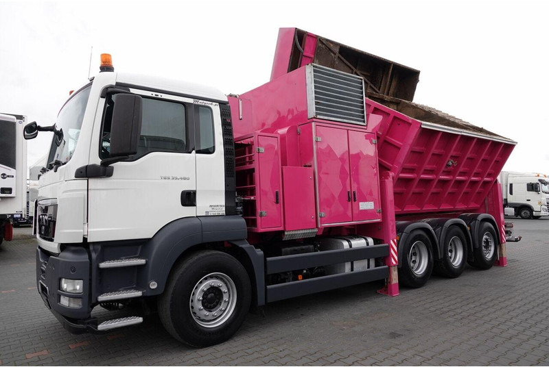 MAN TGS 35.480 / 8X4 / ASENIZACYJNY / ŁADOWARKA PRÓŻNIOWA / WUKO / M - 진공 흡입 트럭 : 사진 2 MAN TGS 35.480 / 8X4 / ASENIZACYJNY / ŁADOWARKA PRÓŻNIOWA / WUKO / M - 진공 흡입 트럭 : 사진 2
