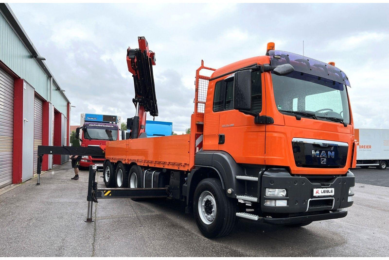 MAN TGS 35.480 8x4 Crane Palfinger PK 50002EH - 드롭사이드/ 플랫베드 트럭, 크레인 트럭 : 사진 3 MAN TGS 35.480 8x4 Crane Palfinger PK 50002EH - 드롭사이드/ 플랫베드 트럭, 크레인 트럭 : 사진 3
