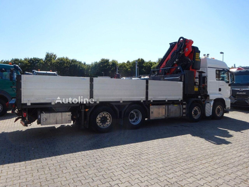 MAN TGS 35.480 - Flatbed + crane - 드롭사이드/ 플랫베드 트럭, 크레인 트럭 : 사진 5 MAN TGS 35.480 - Flatbed + crane - 드롭사이드/ 플랫베드 트럭, 크레인 트럭 : 사진 5