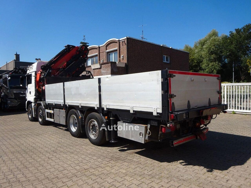MAN TGS 35.480 - Flatbed + crane - 드롭사이드/ 플랫베드 트럭, 크레인 트럭 : 사진 4 MAN TGS 35.480 - Flatbed + crane - 드롭사이드/ 플랫베드 트럭, 크레인 트럭 : 사진 4