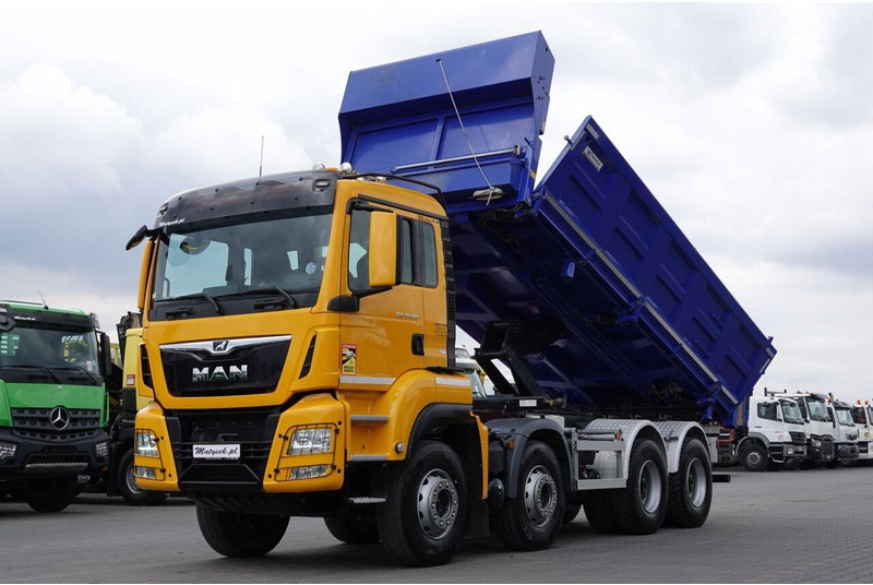 MAN TGS 35.500 / 8x4 / WYWROTKA / HYDROBURTA / BORDMATIK / NAVI / 20 - 덤프트럭 : 사진 1 MAN TGS 35.500 / 8x4 / WYWROTKA / HYDROBURTA / BORDMATIK / NAVI / 20 - 덤프트럭 : 사진 1
