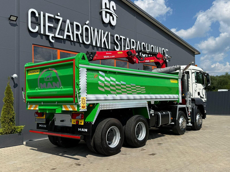 MAN TGS TGX 35.400 // 8x4 // E5 // wywrotka kiper + HDS z czerpakiem - 덤프트럭, 크레인 트럭 : 사진 5 MAN TGS TGX 35.400 // 8x4 // E5 // wywrotka kiper + HDS z czerpakiem - 덤프트럭, 크레인 트럭 : 사진 5
