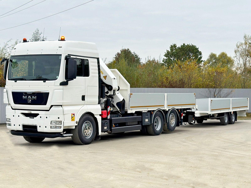 MAN TGX 26.440 * PK 41002-EH + FUNK + Anhänger*TOP - 드롭사이드/ 플랫베드 트럭, 크레인 트럭 : 사진 3 MAN TGX 26.440 * PK 41002-EH + FUNK + Anhänger*TOP - 드롭사이드/ 플랫베드 트럭, 크레인 트럭 : 사진 3