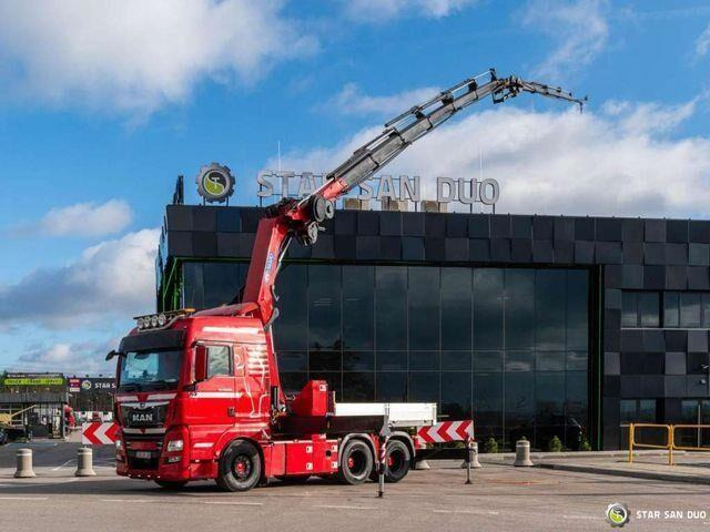 MAN TGX 28.500 6x2 HMF 5020K-RC Fly Jib Crane - 드롭사이드/ 플랫베드 트럭, 크레인 트럭 : 사진 2 MAN TGX 28.500 6x2 HMF 5020K-RC Fly Jib Crane - 드롭사이드/ 플랫베드 트럭, 크레인 트럭 : 사진 2