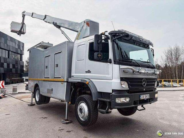 Mercedes-Benz 1529 4x4 Atego Lift Palfinger Wumag WT 230 - 트럭, 크레인 트럭 : 사진 4 Mercedes-Benz 1529 4x4 Atego Lift Palfinger Wumag WT 230 - 트럭, 크레인 트럭 : 사진 4