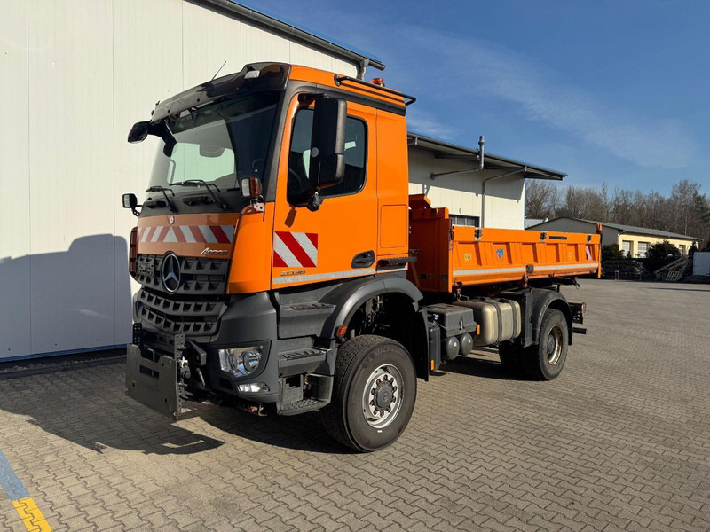 Mercedes-Benz 2036 AK 4x4 3-Way Meiller Tipper Crane HIAB XS088BS-2HiDuo - 덤프트럭, 크레인 트럭 : 사진 1 Mercedes-Benz 2036 AK 4x4 3-Way Meiller Tipper Crane HIAB XS088BS-2HiDuo - 덤프트럭, 크레인 트럭 : 사진 1