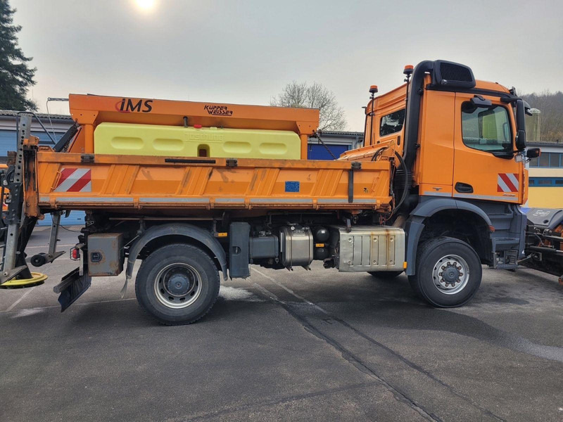 Mercedes-Benz 2036 AK 4x4 3-Way Meiller Tipper Crane HIAB XS088BS-2HiDuo - 덤프트럭, 크레인 트럭 : 사진 4 Mercedes-Benz 2036 AK 4x4 3-Way Meiller Tipper Crane HIAB XS088BS-2HiDuo - 덤프트럭, 크레인 트럭 : 사진 4