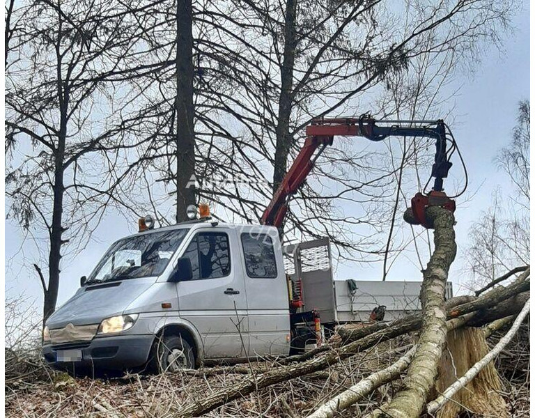 Mercedes-Benz 413 - Doka tipper+crane with gripper - 덤프트럭, 크레인 트럭 : 사진 3 Mercedes-Benz 413 - Doka tipper+crane with gripper - 덤프트럭, 크레인 트럭 : 사진 3