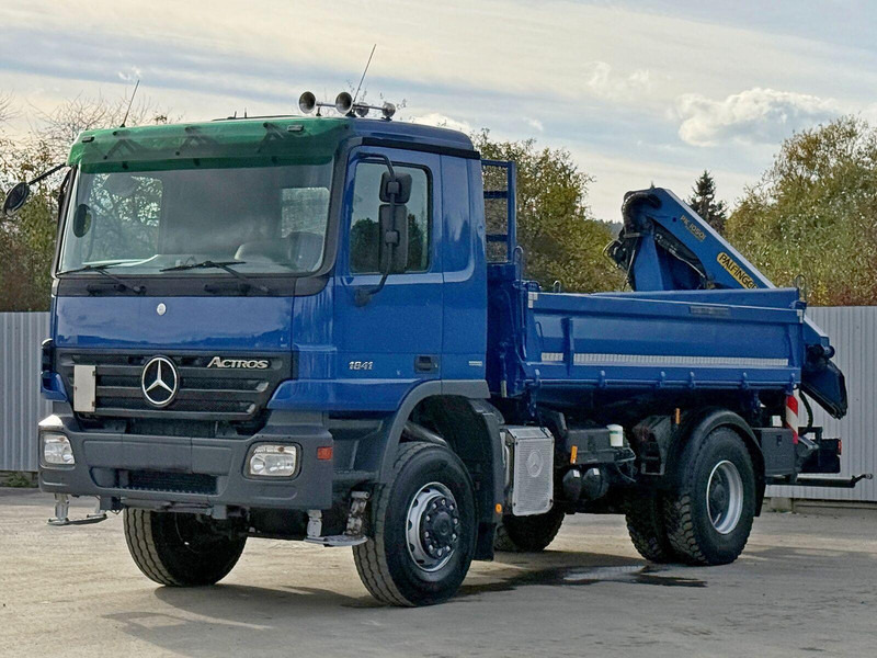 Mercedes-Benz ACTROS 1841 * PK 10501 + FUNK * TOP * 4x4 - 덤프트럭, 크레인 트럭 : 사진 2 Mercedes-Benz ACTROS 1841 * PK 10501 + FUNK * TOP * 4x4 - 덤프트럭, 크레인 트럭 : 사진 2