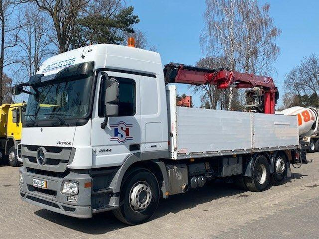 Mercedes-Benz ACTROS 2544 - 드롭사이드/ 플랫베드 트럭, 크레인 트럭 : 사진 2 Mercedes-Benz ACTROS 2544 - 드롭사이드/ 플랫베드 트럭, 크레인 트럭 : 사진 2