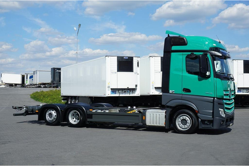 Mercedes-Benz ACTROS / 2548 / ACC / E 6 / MP 5 / MEGA / BDF 7,82 M / RETARDER - 컨테이너 운반 장치/ 스와프 보디 트럭 : 사진 4 Mercedes-Benz ACTROS / 2548 / ACC / E 6 / MP 5 / MEGA / BDF 7,82 M / RETARDER - 컨테이너 운반 장치/ 스와프 보디 트럭 : 사진 4