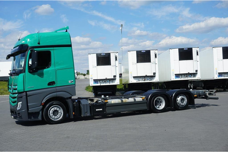 Mercedes-Benz ACTROS / 2548 / ACC / E 6 / MP 5 / MEGA / BDF 7,82 M / RETARDER - 컨테이너 운반 장치/ 스와프 보디 트럭 : 사진 3 Mercedes-Benz ACTROS / 2548 / ACC / E 6 / MP 5 / MEGA / BDF 7,82 M / RETARDER - 컨테이너 운반 장치/ 스와프 보디 트럭 : 사진 3
