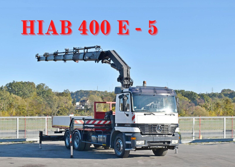 Mercedes-Benz ACTROS 2635 Pritsche - 드롭사이드/ 플랫베드 트럭, 크레인 트럭 : 사진 1 Mercedes-Benz ACTROS 2635 Pritsche - 드롭사이드/ 플랫베드 트럭, 크레인 트럭 : 사진 1