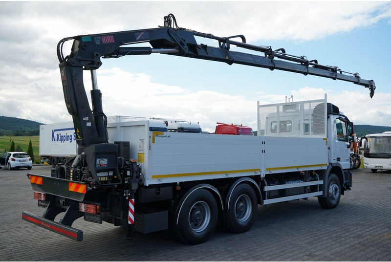 Mercedes-Benz ACTROS 2636 / 6x4 / SKRZYNIOWY 6,5 M + HDS HIAB / MOCNA PODŁOGA - 드롭사이드/ 플랫베드 트럭, 크레인 트럭 : 사진 5 Mercedes-Benz ACTROS 2636 / 6x4 / SKRZYNIOWY 6,5 M + HDS HIAB / MOCNA PODŁOGA - 드롭사이드/ 플랫베드 트럭, 크레인 트럭 : 사진 5