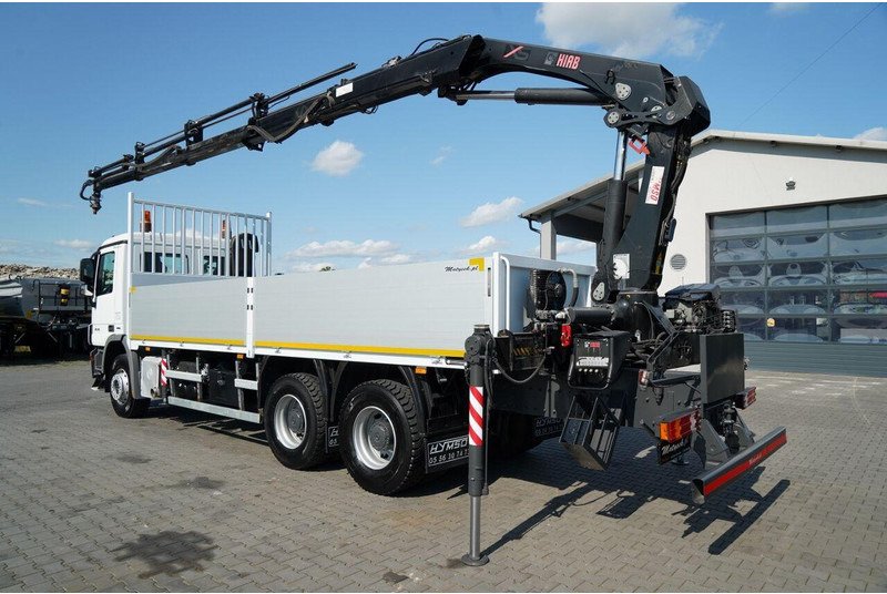 Mercedes-Benz ACTROS 2636 / 6x4 / SKRZYNIOWY 7 M + HDS HIAB -  WYSÓW 12,6 M / - 드롭사이드/ 플랫베드 트럭, 크레인 트럭 : 사진 5 Mercedes-Benz ACTROS 2636 / 6x4 / SKRZYNIOWY 7 M + HDS HIAB -  WYSÓW 12,6 M / - 드롭사이드/ 플랫베드 트럭, 크레인 트럭 : 사진 5
