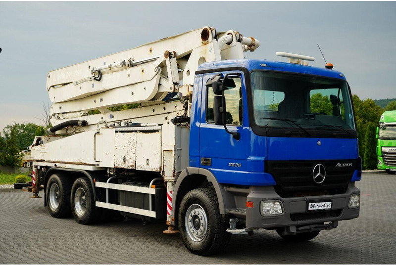 콘크리트 펌프 트럭 Mercedes-Benz ACTROS 2636 / POMPA SERMAC 5Z37 / 37  METRÓW / STEROWANIE RADIOW : 사진 7