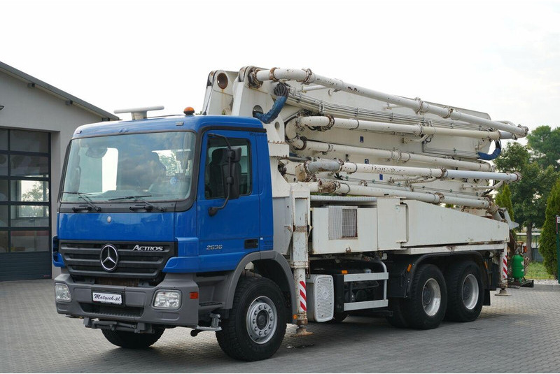 Mercedes-Benz ACTROS 2636 / POMPA SERMAC 5Z37 / 37 METRÓW / STEROWANIE RADIOW - 콘크리트 펌프 트럭 : 사진 2 Mercedes-Benz ACTROS 2636 / POMPA SERMAC 5Z37 / 37 METRÓW / STEROWANIE RADIOW - 콘크리트 펌프 트럭 : 사진 2