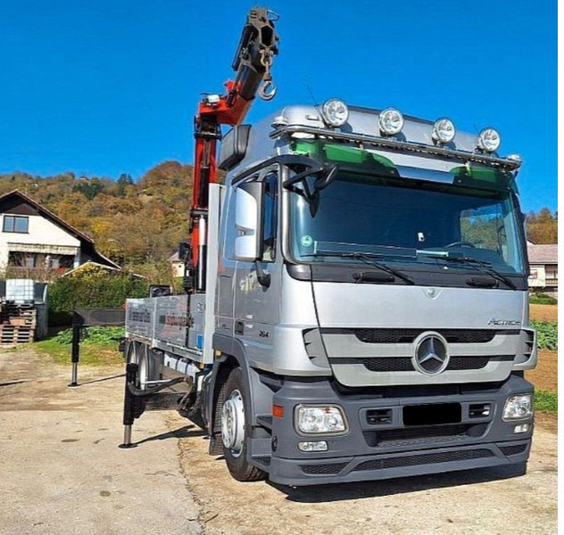 Mercedes-Benz ACTROS 2641 6x2 Crane PALFINGER PK 36002 - 드롭사이드/ 플랫베드 트럭, 크레인 트럭 : 사진 2 Mercedes-Benz ACTROS 2641 6x2 Crane PALFINGER PK 36002 - 드롭사이드/ 플랫베드 트럭, 크레인 트럭 : 사진 2