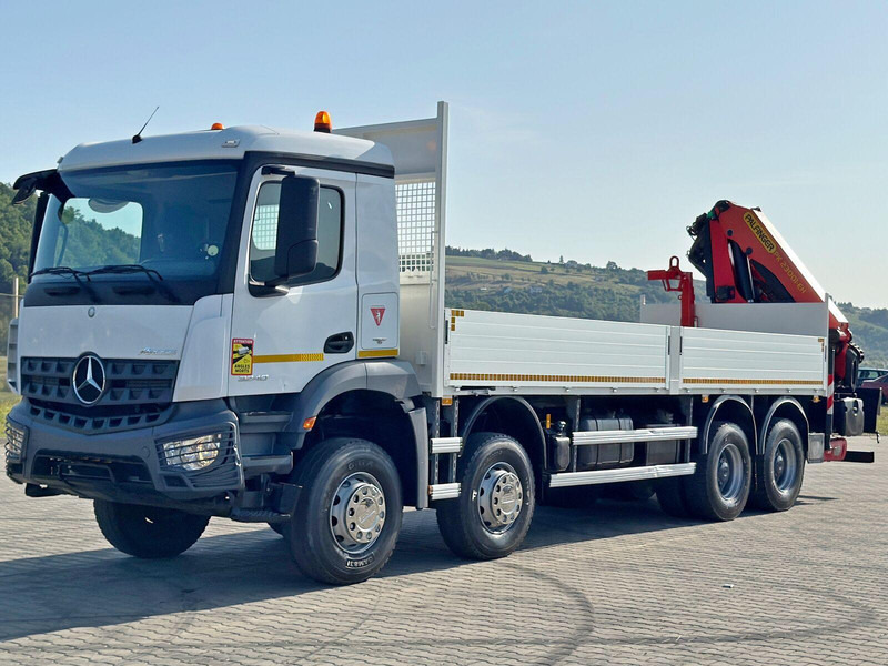 Mercedes-Benz ACTROS 3240 * PK 23001 - EH C+ FUNK / 8x4 * TOP - 드롭사이드/ 플랫베드 트럭, 크레인 트럭 : 사진 3 Mercedes-Benz ACTROS 3240 * PK 23001 - EH C+ FUNK / 8x4 * TOP - 드롭사이드/ 플랫베드 트럭, 크레인 트럭 : 사진 3
