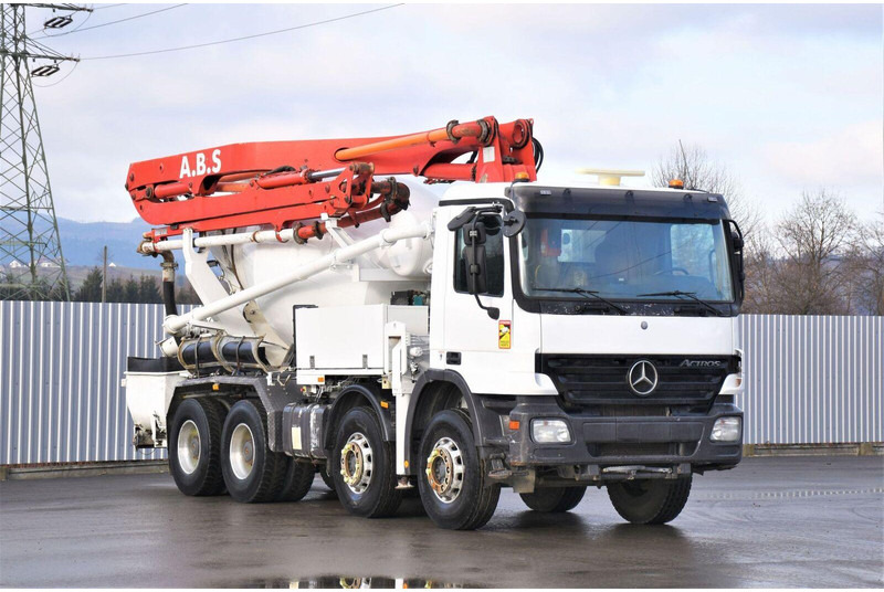 Mercedes-Benz ACTROS 3241* Betonpumpe 21m *8x4 * Top Zustand - 콘크리트 펌프 트럭 : 사진 1 Mercedes-Benz ACTROS 3241* Betonpumpe 21m *8x4 * Top Zustand - 콘크리트 펌프 트럭 : 사진 1