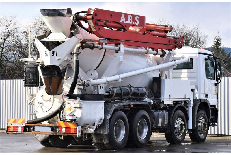 Mercedes-Benz ACTROS 3241* Betonpumpe 21m *8x4 * Top Zustand - 콘크리트 펌프 트럭 : 사진 4 Mercedes-Benz ACTROS 3241* Betonpumpe 21m *8x4 * Top Zustand - 콘크리트 펌프 트럭 : 사진 4