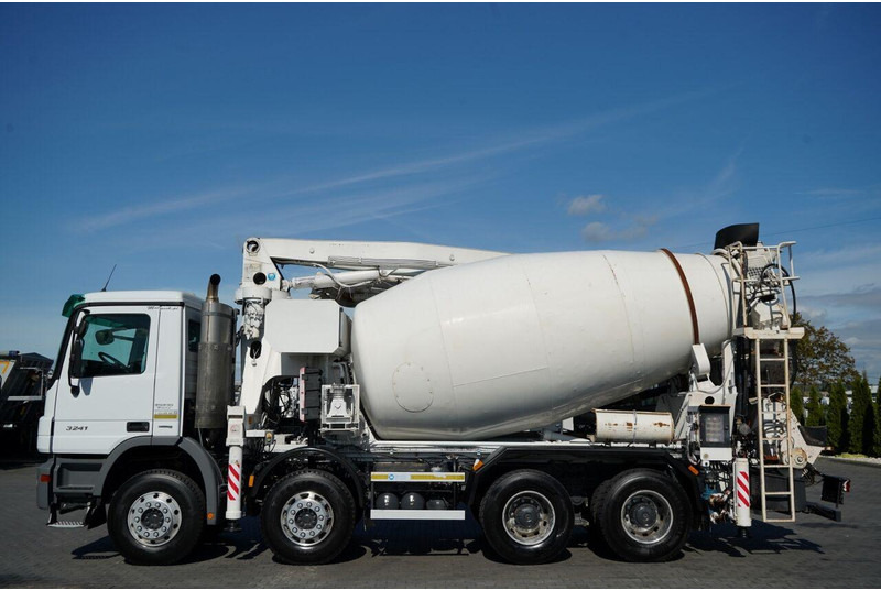 Mercedes-Benz ACTROS 3241 / POMPOGRUSZKA / 8X4 / BETONIARKA + POMPA SERMAC 3Z2 - 콘크리트 믹서 트럭 : 사진 5 Mercedes-Benz ACTROS 3241 / POMPOGRUSZKA / 8X4 / BETONIARKA + POMPA SERMAC 3Z2 - 콘크리트 믹서 트럭 : 사진 5