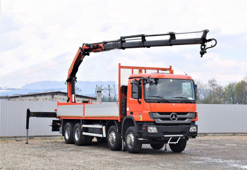 Mercedes-Benz ACTROS 3241 - 드롭사이드/ 플랫베드 트럭, 크레인 트럭 : 사진 2 Mercedes-Benz ACTROS 3241 - 드롭사이드/ 플랫베드 트럭, 크레인 트럭 : 사진 2
