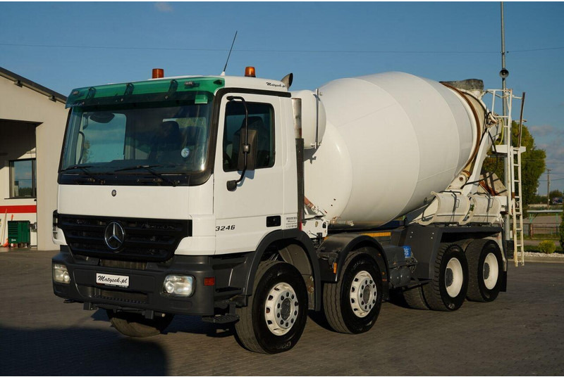 Mercedes-Benz ACTROS 3246 / BETONOMIESZARKA SCHWING STETTER / 8X4 / EPS + SPRZ - 콘크리트 믹서 트럭 : 사진 3 Mercedes-Benz ACTROS 3246 / BETONOMIESZARKA SCHWING STETTER / 8X4 / EPS + SPRZ - 콘크리트 믹서 트럭 : 사진 3