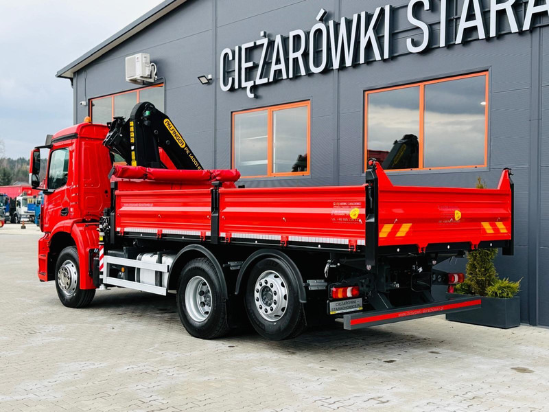Mercedes-Benz AROCS 2532 // E6 // wywrotka 3-Stronna + PALFINGER PK 14001-EH / - 덤프트럭, 크레인 트럭 : 사진 4 Mercedes-Benz AROCS 2532 // E6 // wywrotka 3-Stronna + PALFINGER PK 14001-EH / - 덤프트럭, 크레인 트럭 : 사진 4