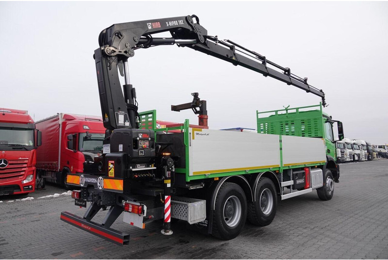 Mercedes-Benz AROCS 2636 / 6x4 / SKRZYNIOWY- 6,5 M / + HDS HIAB 4x wysów: 13 m - 드롭사이드/ 플랫베드 트럭, 크레인 트럭 : 사진 5 Mercedes-Benz AROCS 2636 / 6x4 / SKRZYNIOWY- 6,5 M / + HDS HIAB 4x wysów: 13 m - 드롭사이드/ 플랫베드 트럭, 크레인 트럭 : 사진 5