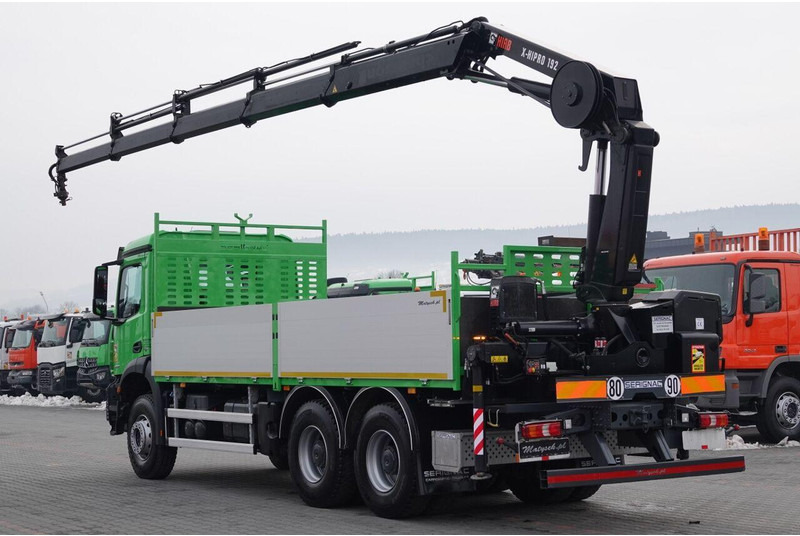 Mercedes-Benz AROCS 2636 / 6x4 / SKRZYNIOWY- 6,5 M / + HDS HIAB 4x wysów: 13 m - 드롭사이드/ 플랫베드 트럭, 크레인 트럭 : 사진 4 Mercedes-Benz AROCS 2636 / 6x4 / SKRZYNIOWY- 6,5 M / + HDS HIAB 4x wysów: 13 m - 드롭사이드/ 플랫베드 트럭, 크레인 트럭 : 사진 4