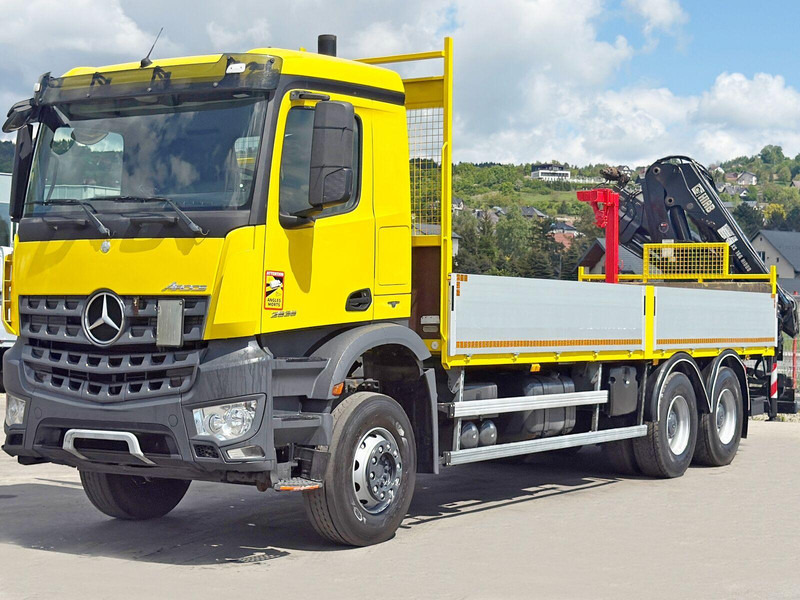 Mercedes-Benz AROCS 2636 *HIAB 166 D-4 HIDUO + FUNK* 6x4 - 드롭사이드/ 플랫베드 트럭, 크레인 트럭 : 사진 4 Mercedes-Benz AROCS 2636 *HIAB 166 D-4 HIDUO + FUNK* 6x4 - 드롭사이드/ 플랫베드 트럭, 크레인 트럭 : 사진 4