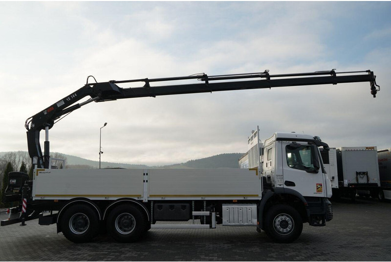 Mercedes-Benz AROCS 2640 / 6x4 / SKRZYNIOWY - 6,5 M / HDS HIAB 144 / wysów: 12 - 드롭사이드/ 플랫베드 트럭, 크레인 트럭 : 사진 5 Mercedes-Benz AROCS 2640 / 6x4 / SKRZYNIOWY - 6,5 M / HDS HIAB 144 / wysów: 12 - 드롭사이드/ 플랫베드 트럭, 크레인 트럭 : 사진 5