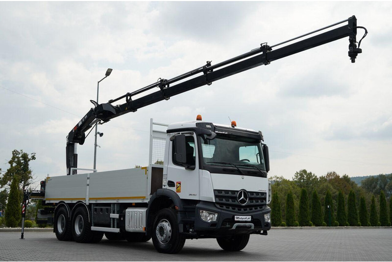 Mercedes-Benz / AROCS 2640 / 6x4 / SKRZYNIOWY - 6,5 M / HDS HIAB XS 144 / wysó - 드롭사이드/ 플랫베드 트럭, 크레인 트럭 : 사진 1 Mercedes-Benz / AROCS 2640 / 6x4 / SKRZYNIOWY - 6,5 M / HDS HIAB XS 144 / wysó - 드롭사이드/ 플랫베드 트럭, 크레인 트럭 : 사진 1