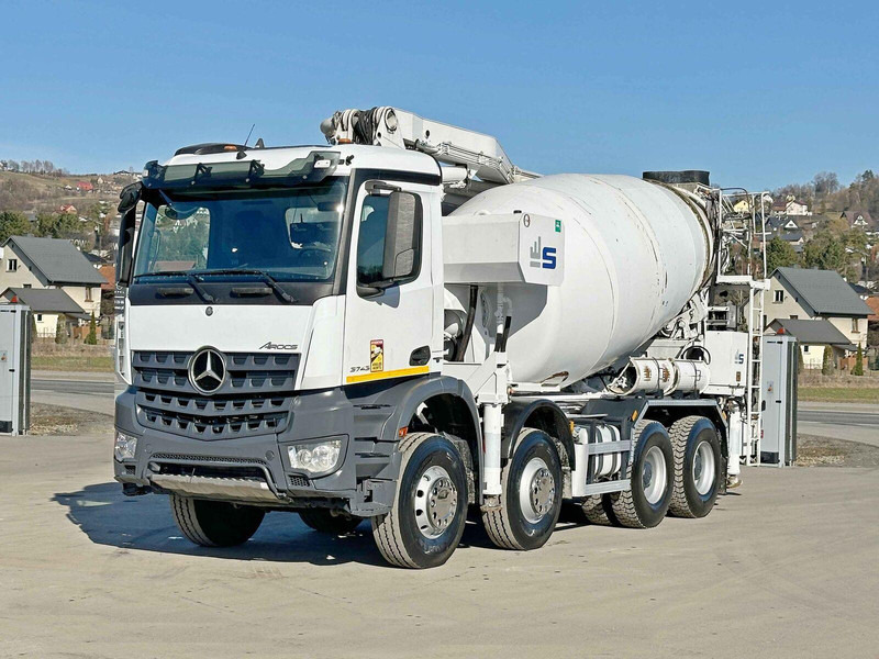 Mercedes-Benz AROCS 3743 * Betonpumpe + FUNK * 8x4 * TOP - 콘크리트 믹서 트럭 : 사진 2 Mercedes-Benz AROCS 3743 * Betonpumpe + FUNK * 8x4 * TOP - 콘크리트 믹서 트럭 : 사진 2