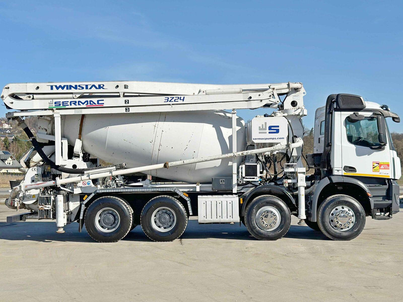 Mercedes-Benz AROCS 3743 * Betonpumpe + FUNK * 8x4 * TOP - 콘크리트 믹서 트럭 : 사진 3 Mercedes-Benz AROCS 3743 * Betonpumpe + FUNK * 8x4 * TOP - 콘크리트 믹서 트럭 : 사진 3