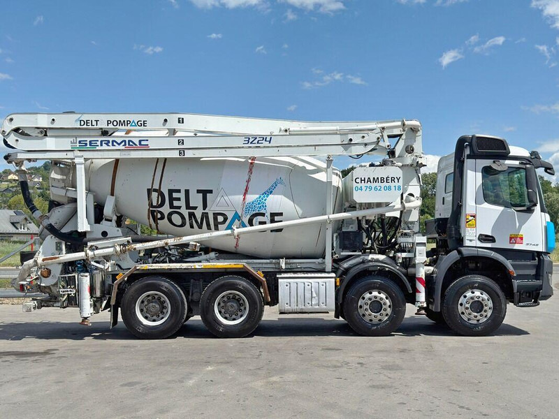 Mercedes-Benz AROCS 3743 * Betonpumpe + FUNK * 8x4 * TOP - 콘크리트 믹서 트럭 : 사진 5 Mercedes-Benz AROCS 3743 * Betonpumpe + FUNK * 8x4 * TOP - 콘크리트 믹서 트럭 : 사진 5
