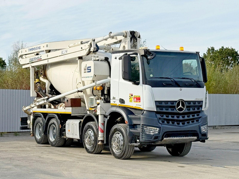 Mercedes-Benz AROCS 3743 * Betonpumpe + FUNK * 8x4 * TOP - 콘크리트 펌프 트럭 : 사진 1 Mercedes-Benz AROCS 3743 * Betonpumpe + FUNK * 8x4 * TOP - 콘크리트 펌프 트럭 : 사진 1
