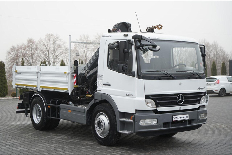덤프트럭, 크레인 트럭 Mercedes-Benz ATEGO 1218 / 4x2 / WYWROTKA + HDS HIAB 0088 BS-3 / PILOT /MANU : 사진 14 덤프트럭, 크레인 트럭 Mercedes-Benz ATEGO 1218 / 4x2 / WYWROTKA + HDS HIAB 0088 BS-3 / PILOT /MANU : 사진 14