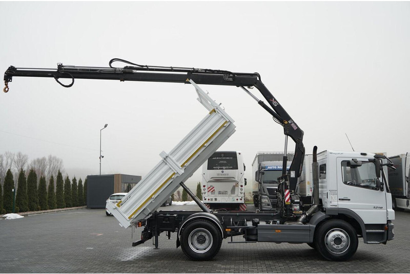 Mercedes-Benz ATEGO 1218 / 4x2 / WYWROTKA + HDS HIAB 0088 BS-3 / PILOT /MANU - 덤프트럭, 크레인 트럭 : 사진 5 Mercedes-Benz ATEGO 1218 / 4x2 / WYWROTKA + HDS HIAB 0088 BS-3 / PILOT /MANU - 덤프트럭, 크레인 트럭 : 사진 5