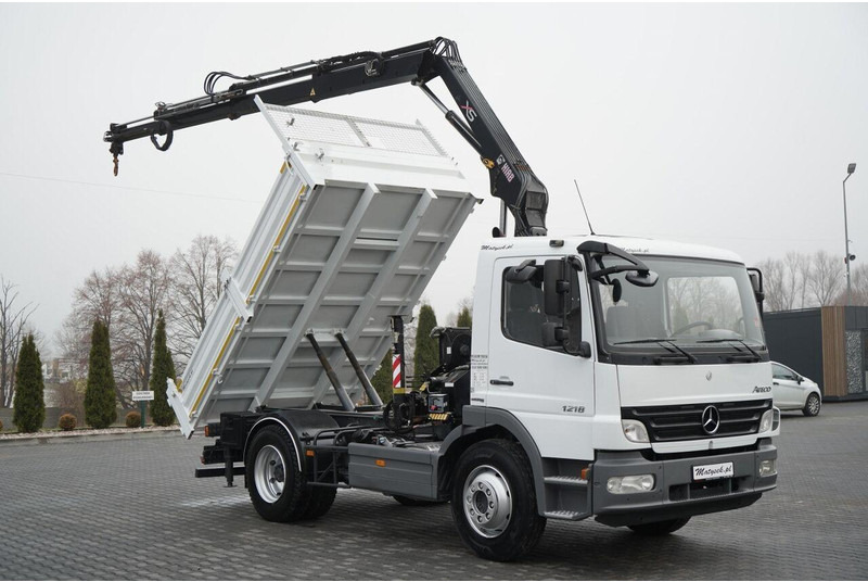 덤프트럭, 크레인 트럭 Mercedes-Benz ATEGO 1218 / 4x2 / WYWROTKA + HDS HIAB 0088 BS-3 / PILOT /MANU : 사진 6 덤프트럭, 크레인 트럭 Mercedes-Benz ATEGO 1218 / 4x2 / WYWROTKA + HDS HIAB 0088 BS-3 / PILOT /MANU : 사진 6
