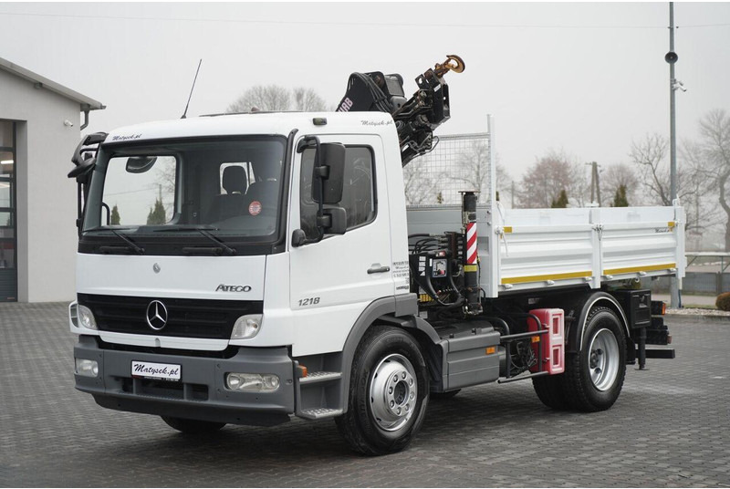 덤프트럭, 크레인 트럭 Mercedes-Benz ATEGO 1218 / 4x2 / WYWROTKA + HDS HIAB 0088 BS-3 / PILOT /MANU : 사진 9 덤프트럭, 크레인 트럭 Mercedes-Benz ATEGO 1218 / 4x2 / WYWROTKA + HDS HIAB 0088 BS-3 / PILOT /MANU : 사진 9