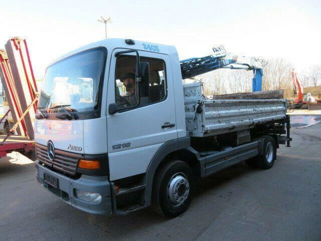 Mercedes-Benz ATEGO 1218 - 덤프트럭, 크레인 트럭 : 사진 3 Mercedes-Benz ATEGO 1218 - 덤프트럭, 크레인 트럭 : 사진 3