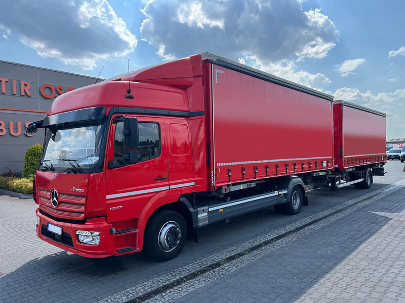 Mercedes-Benz ATEGO 1227 BDF WECHSELFAHRGESTELL CURTAIN PLANE TRAILER 1.HAND - 커튼사이더 트럭 : 사진 2 Mercedes-Benz ATEGO 1227 BDF WECHSELFAHRGESTELL CURTAIN PLANE TRAILER 1.HAND - 커튼사이더 트럭 : 사진 2