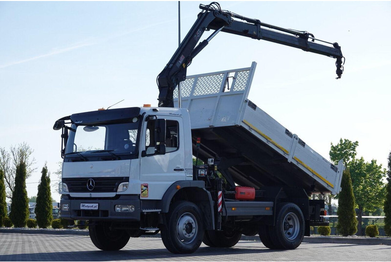 Mercedes-Benz ATEGO 16.24 / 4X4 / WYWROTKA + HDS HIAB 111 BS-2 / PILOT / ROT - 덤프트럭 : 사진 1 Mercedes-Benz ATEGO 16.24 / 4X4 / WYWROTKA + HDS HIAB 111 BS-2 / PILOT / ROT - 덤프트럭 : 사진 1