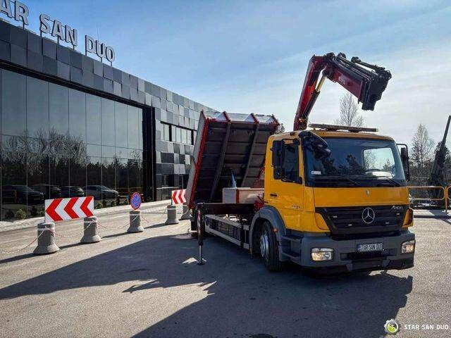 Mercedes-Benz AXOR 1824 4x2 HMF 975 HDS Crane Rotator Kipper - 덤프트럭, 크레인 트럭 : 사진 2 Mercedes-Benz AXOR 1824 4x2 HMF 975 HDS Crane Rotator Kipper - 덤프트럭, 크레인 트럭 : 사진 2